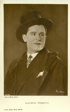 Luciano Albertini vor 1929; Urheber: Alexander Binder (1888 – 1929); Quelle: www.cyranos.ch; Lizenz: gemeinfrei